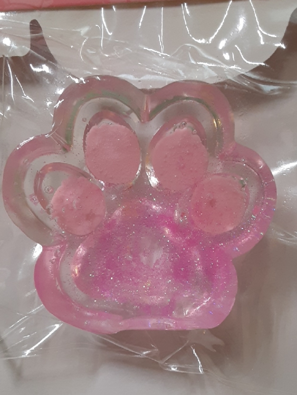 Pink Paw Squishy (Jelli Squishi) - Picture 3 of 9